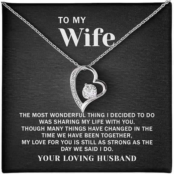 Jewelry To My Wife - I Love You Forever Necklace From Husband | Heartfelt Gifts