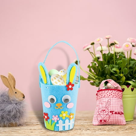 

Easter Basket Creative Gift Basket Easter Basket Lovely Portable Storage Home Decoration Party Supply Treat Bags Goodie Bag