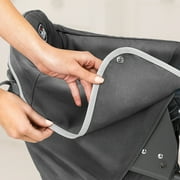 Chicco QuickSeat Table Hook-on Chair with Snap-on Tray - Graphite (Grey), New