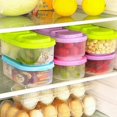 thumbnail image 4 of Food Storage Plastic Tub Containers With Lids, Fresh Food Storage Multi-grain Boxes Kitchen Container Sauce Box Case With Lids-bpa-free - Easy Snap(pu, 4 of 4