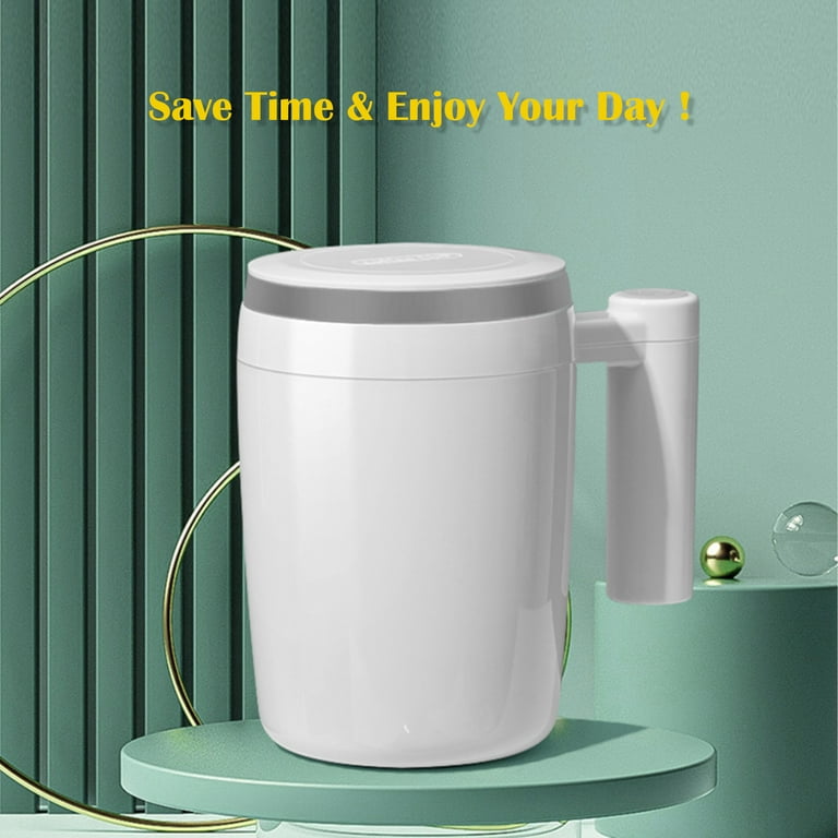 daasigwaa CuteInnovation Rechargeable Self Stirring Mug - Magnetic Electric  Auto Mixing Stainless Steel Cup for Office/Kitchen/Travel/Home