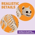 thumbnail image 5 of AQMD Halloween Decoration Skeleton Cat with Posable Joints Skeleton Animals Prop for Halloween Indoor Outdoor Spooky Scene Party Favors Decor, 5 of 7