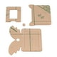 thumbnail image 2 of Plantilla acrílica DIY de 12x8,5 cm para hacer carteras, plantilla de plantilla acrílica reutilizable altamente duradera y precisa, 2 of 5