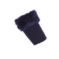 thumbnail image 1 of Qarigey 1 par de calentadores de piernas de piel, accesorio de ropa, funda de calcetín para niñas, al aire libre Medias azul marino, 1 of 6