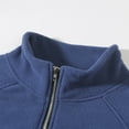 thumbnail image 3 of MHFRRA Winter Coats Men's Fashion Slim Stand Collar Long Sleeve Pullover Sweater Casual Jacket, 3 of 7