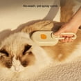 thumbnail image 4 of 3-in-1 Cat Grooming Brush – Water Spray & Self-Cleaning Deshedding Brush for Cats & Dogs – Pet Hair Removal & Massage Comb for Long & Short Hair comb  for  pet, 4 of 6