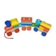 thumbnail image 3 of Tren de bloques apilables de madera, juguete educativo, juego de bloques de construcción con coordinación mano-ojo para niños y niñas de 2 a 4 años., 3 of 9
