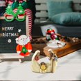 thumbnail image 1 of Figuras de Belén, adornos navideños, decoración del hogar, decoraciones navideñas de escritorio, decoración del nacimiento de Jesús para vacaciones, 1 of 8