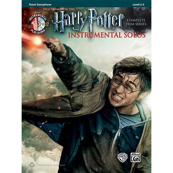 Pop Instrumental Solo: Harry Potter Instrumental Solos: Tenor Sax, Book & CD (Paperback)