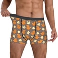 thumbnail image 2 of Kdxio Men's Boxer Briefs with Squirrel And Maple Leaves Print - Comfortable and Breathable Underwear for Everyday Wear, 2 of 7