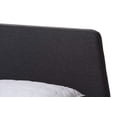 thumbnail image 5 of Baxton Studio Sinclaire Modern and Contemporary Dark Grey Fabric Upholstered Walnut-Finished Queen Sized Platform Bed, 5 of 7