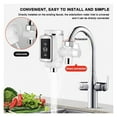thumbnail image 6 of Kitchen Electric Water Heater Instant Hot Water Heater Faucet Kitchen Instant Heating Tap Water Heater With LED, 6 of 7
