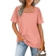 thumbnail image 5 of Sonducket Camiseta de algodón para mujer, camiseta de manga corta, ropa de verano a la moda para acampar Type3 NO3, 5 of 6