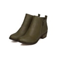 thumbnail image 5 of Breckelles GA08 Women Leatherette Almond Toe Zippered Bootie, 5 of 5