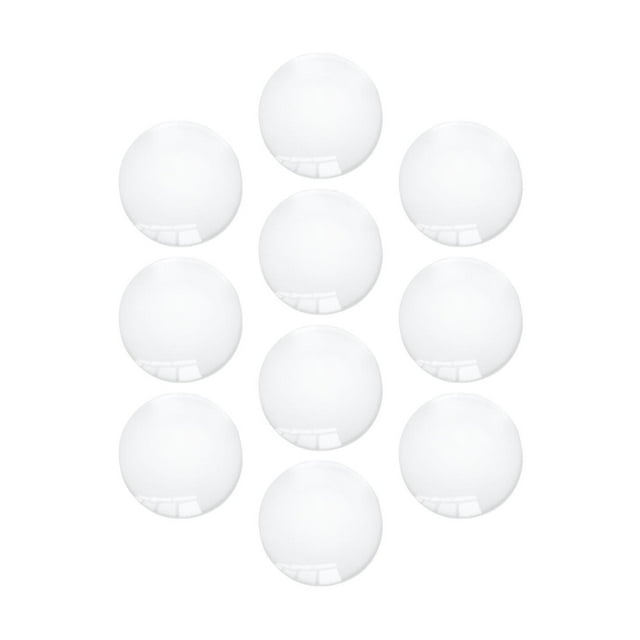 Azulejos de cúpula de cabujón de vidrio, cuentas semicirculares con parte posterior plana, cabujones redondos para álbumes de recortes 30mm 10 piezas