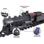 Lionel Pennsylvania Flyer Battery Operated O Gauge Train Set with Remote, Water Vapor, and Accessories
