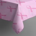 thumbnail image 3 of Pink Breast Cancer Rectangle Tablecloth 60"x84",Waterproof Polyester Rectangle Table Cloth, Wipeable Spillproof Polyester Tablecloth for Dining, Camping, Indoor and Outdoor, 3 of 5