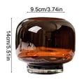 thumbnail image 3 of Jarrón y Portavelas de Cristal para Flores y Velas – Cristal Transparente Soplado a Mano, Centro de Mesa Moderno Multifuncional para La Mesa Del Comedor, La Sala de Estar o La Decoración de La Oficin, 3 of 6