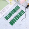 thumbnail image 4 of 1 hoja / 20 piezas de color sólido pegatina para decoración de uñas calcomanía de uñas encantadora decoración DIY accesorio de manicura para mujeres y niñas (verde), 4 of 6