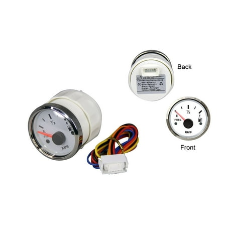- Pactrade Marine Boat KUS Analog Fuel Oil Tank Level Gauge Indicator 2'' 12V/24V