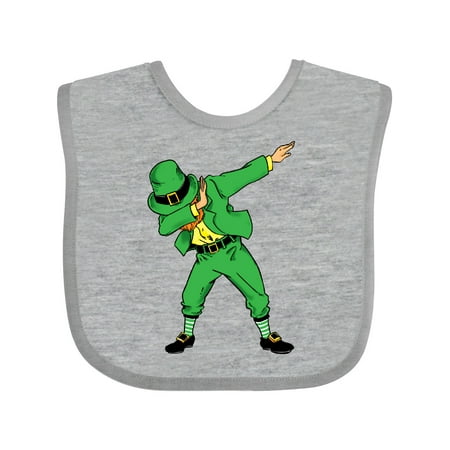 

Inktastic St. Patrick s Day Dabbing Leprechaun Gift Baby Boy or Baby Girl Bib