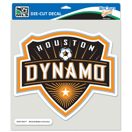 - Houston Dynamo Primary Team Logo Die Cut Decal 8 x 8 (Colored)