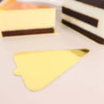 thumbnail image 2 of Efavormart 50 Pack | Mini Gold Triangle Dessert Slice Paper Trays, Cake Boards - 2.8"X 4.5", 2 of 11