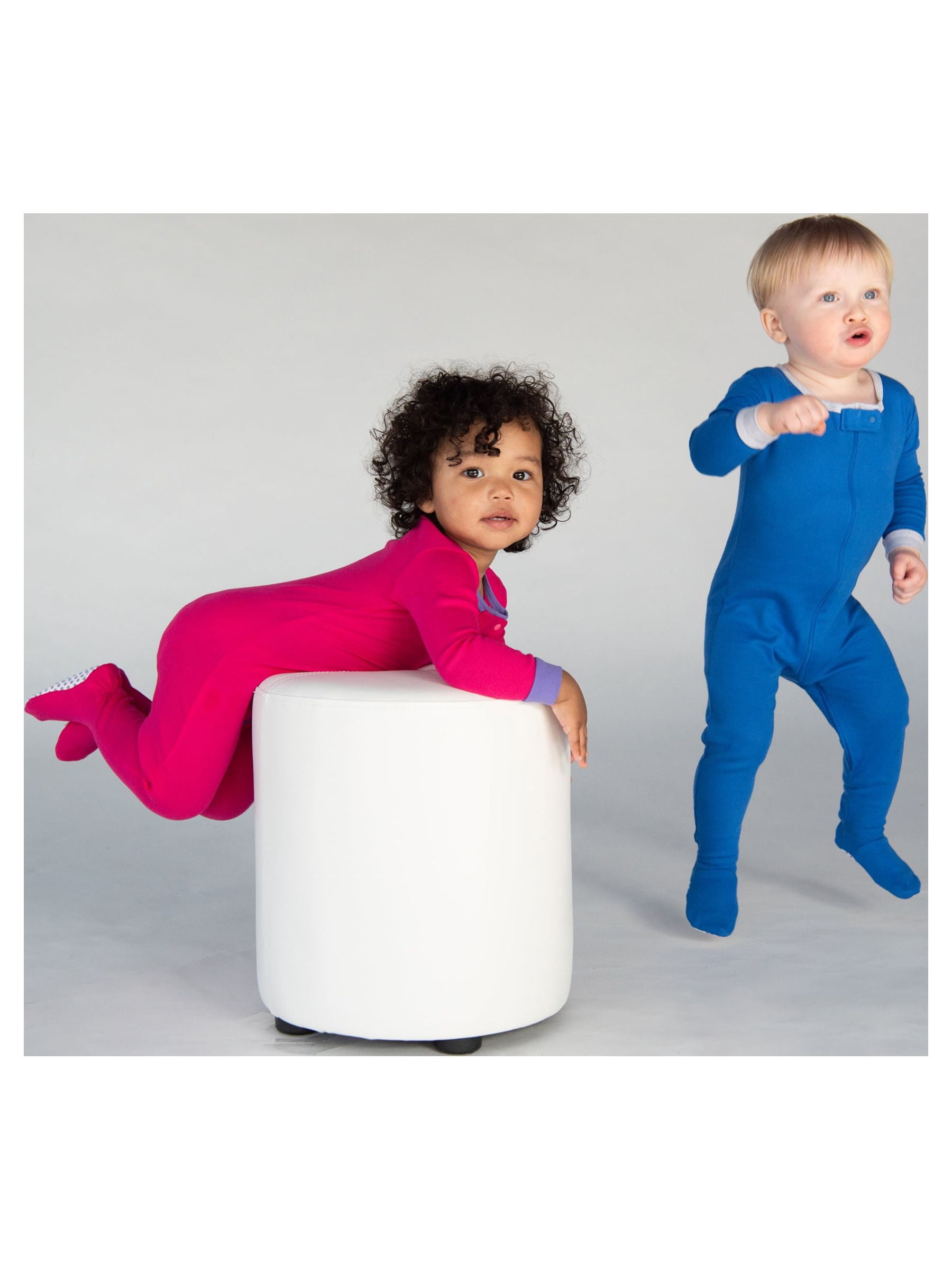 Little Star Organic Baby & Toddler Boy Pajama Sleeper, 2-Pack, One-Piece, Sizes Newborn-5T
