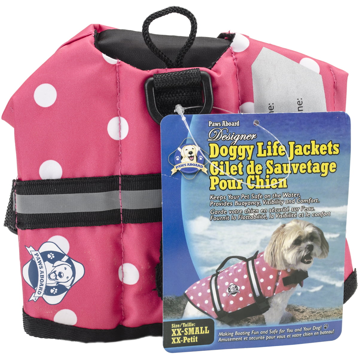 lovelonglong Dog Lifejacket Life Jackets for Large Dogs Swimming Safe Boating Coat Dog Swim Protect Reflective Vest Pet Life Preserver Purple L-L