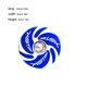 thumbnail image 3 of Naiovety RISK Road Bike Professional Headset Cover Impermeable Atractivo Resistente al desgaste 28.6mm Front Fork Ciclismo Auriculares Accesorios Ciclismo Azul Ciclón Naiovety OD026054-05, 3 of 6