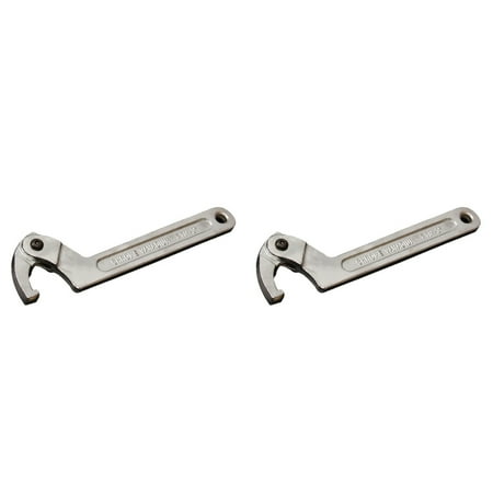 

NUOLUX Wrench Spanner Nut Hook Spanner Movable Half Round Pipe Waste Tool Removal Spanners Flare Brakelock Head Adjustable