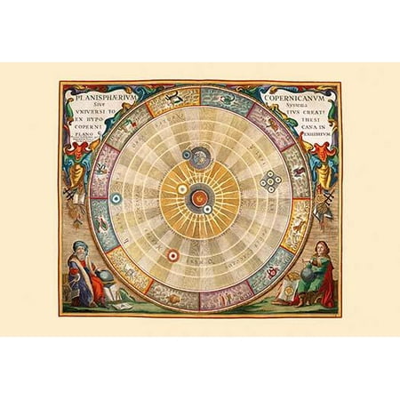 Andreas Cellarius was a Dutch-German cartographer  He is best known for his Harmonia Macrocosmica of 1660 a major star atlas published by Johannes Janssonius in Amsterdam Poster Print by Andreas (Best Smart Shops Amsterdam)
