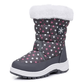 HOBIBEAR Boys Hiking Snow Boots. Waterproof, Slip Resistant  display picture 1