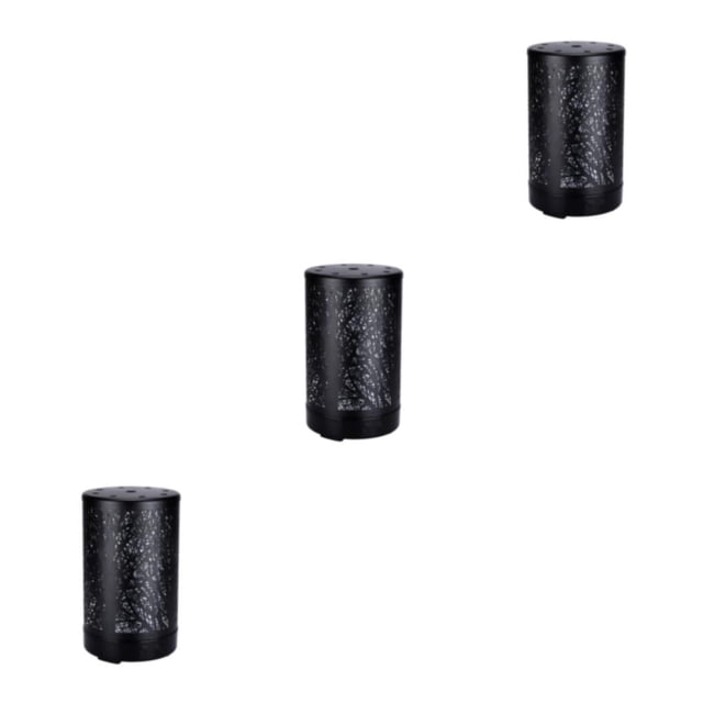 Inteprter Quemador de aceite de metal para aromaterapia fácil Difusor de aceite esencial Regalo Difusor de aceite esencial Base negra Estándar Type1 NO1
