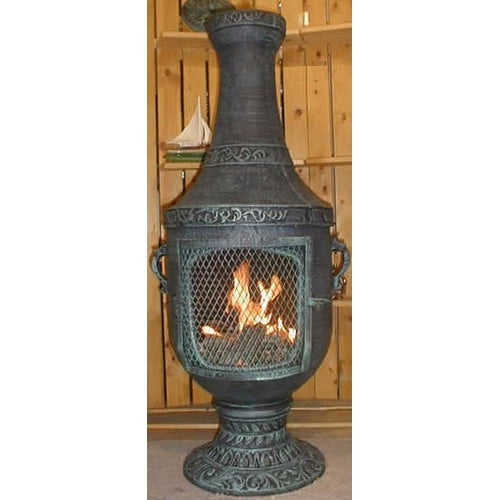 The Blue Rooster Aluminum Natural Gas Propane Chiminea by