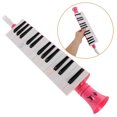 thumbnail image 1 of OUNONA Jouet Piano Corne Design Amical pour Débutants avec Plastique Rose Lot de 1, 1 of 7