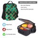thumbnail image 5 of Balery Green Mosaic Glass Mochila escolar 3 en 1 para niños: mochila resistente con lonchera térmica y estuche para lápices. Mochila escolar para niños y niñas., 5 of 7