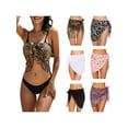 thumbnail image 7 of Seyurigaoka Women's Beach Sarongs Sheer Cover Ups Bikini Wrap Skirt for Swimwear S-XL, 7 of 7