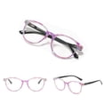 thumbnail image 3 of Womens Cat Eye Reading Glasses Plastic Readers Spring Hinges Presbyopic Glasses, 3 of 3
