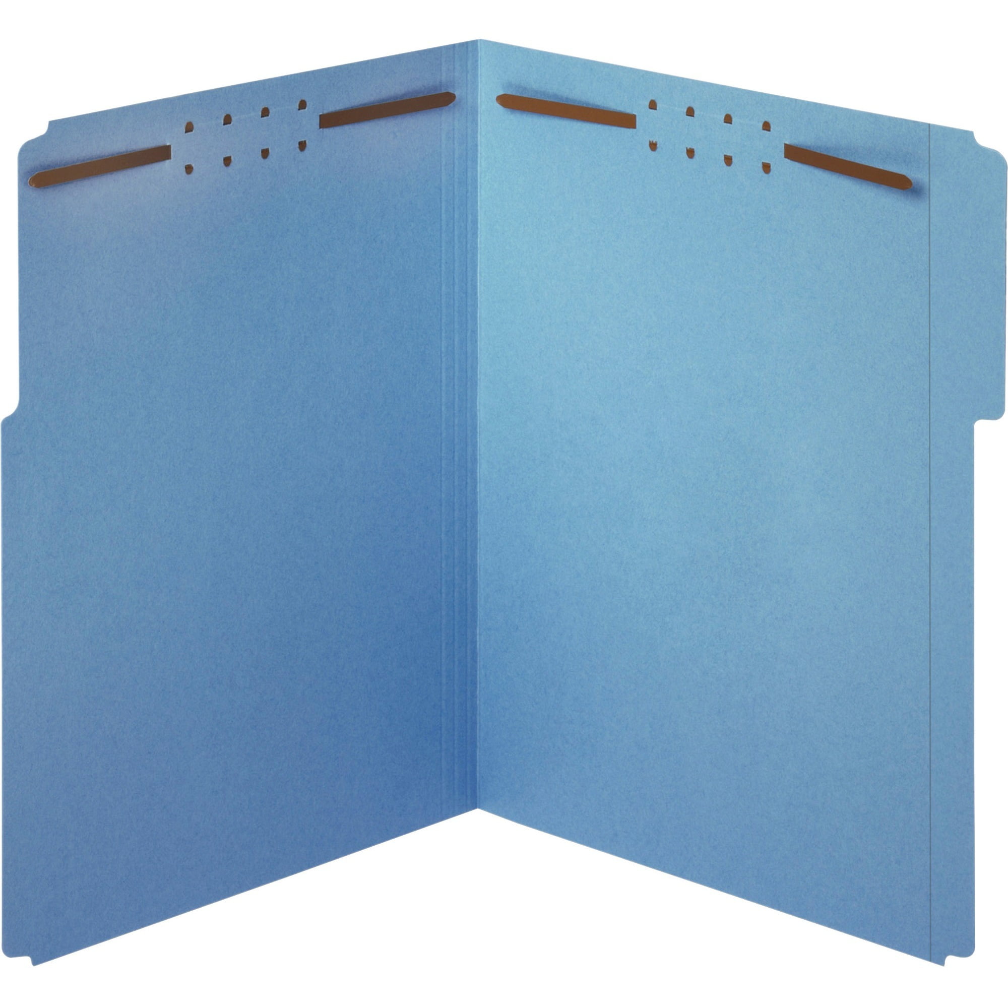 Letter Size Dark Blue Globe-Weis Colored Classification Folders 10 Folders Per Box Embedded Fasteners 3 Dividers 2/5 Cut Tab 24096 