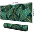thumbnail image 3 of Gaming Mouse Pad XXL XL Large Mouse Pad Mat Long Extended Mousepad Desk Pad Non-Slip Rubber Mice Pads Stitched Edges Thin Pad (31.5x11.8x0.12 Inch)-Tropical Palm Banana Leaf, 3 of 6