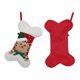 thumbnail image 2 of Adornos navideños con forma de gato y hueso de perro para calcetines navideños, adornos navideños para colgar en la puerta, en la pared, para chimeneas, ventanas, suministros con cuerda para, 2 of 8
