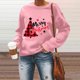 thumbnail image 1 of ICHUANYI Clearance Women Casual Full Sleeve Round Neck Tops Loose Blouse Solid Color Christmas Tree Print Sweatshirt ICHUANYI "ICHUANYI", 1 of 5