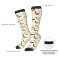 thumbnail image 3 of Daiia Sports Socks Chickens A Printed Novelty Crew Socks for Men Women Knee High Socks Cotton Socks Soft & Breathable Support Unisex Socks, 3 of 9