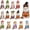 E, variant on Interchangeable Magnetic Cat Wooden Desk Decor, Seasonal Animal Tabletop Stand with Swap Hats for Farmhouse Home Office Tiered Tray