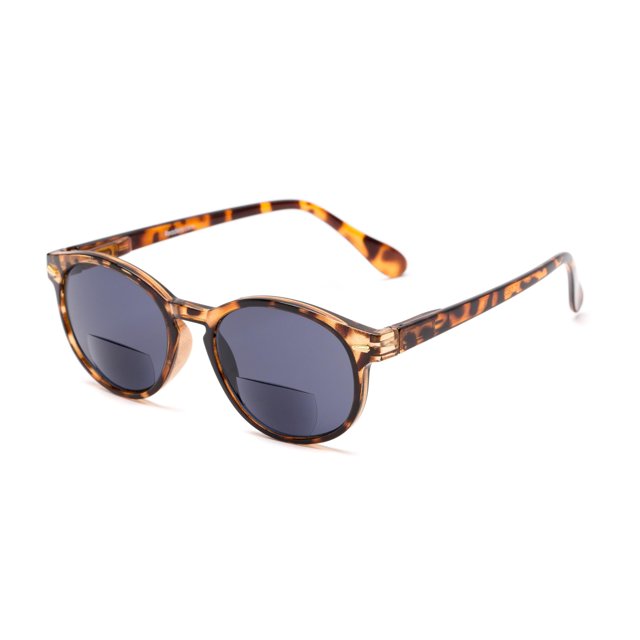 Readers .com Lunettes de Lecture : les Lunettes de Lecture Bifocales en Acétate Style Rond pour Hommes et Femmes