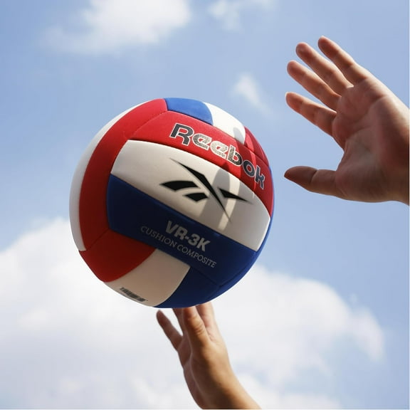 Official Size Volleyball, Durable TPE Cover with Ultra Soft Feel, Includes Pump & Needle - VR-3K Series