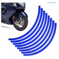 thumbnail image 3 of SSP 2 Hojas Universal Fluorescente Reflectante Adhesivo De Coche Auto Rueda Llanta Pegatina, 3 of 4