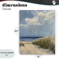 thumbnail image 4 of Stupell Industries Coastal In The Dunes By The Sea Canvas Art, 16 x 20, by Petals Prints Design, 4 of 8