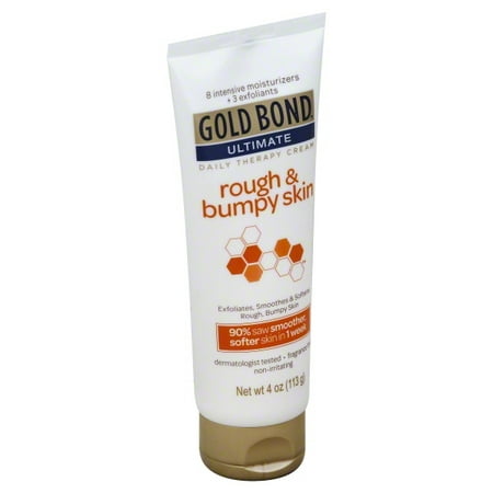 Gold Bond Ultimate Daily Therapy Cream For Rough Bumpy Skin, 4 (Best Lotion For Rough Bumpy Skin)